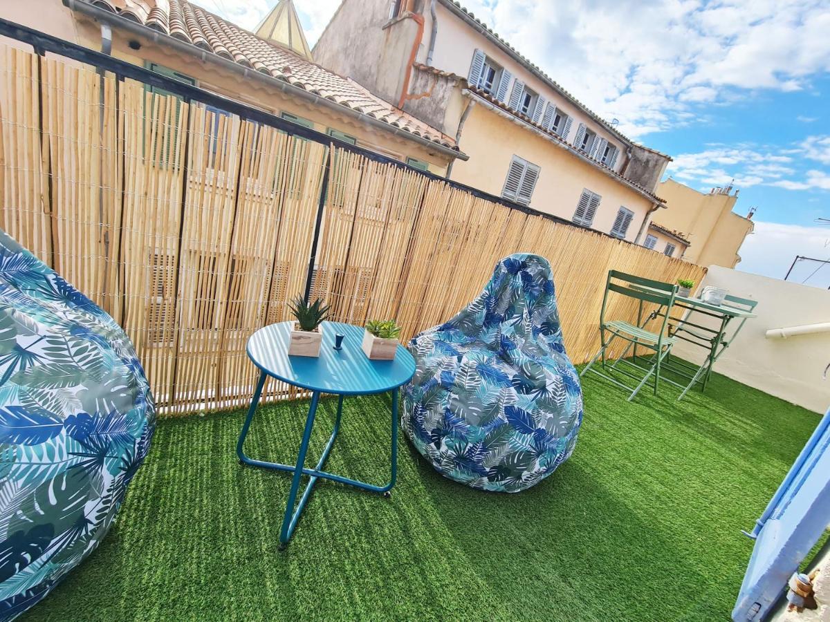 Gregbnb - Centre Ancien - Studio Roof-Top - Climatise - 5Eme Etage ツーロン エクステリア 写真