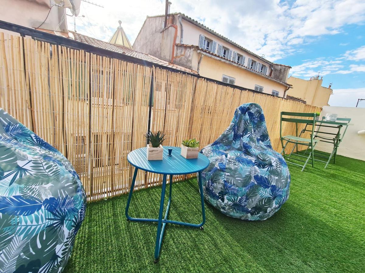Gregbnb - Centre Ancien - Studio Roof-Top - Climatise - 5Eme Etage ツーロン エクステリア 写真